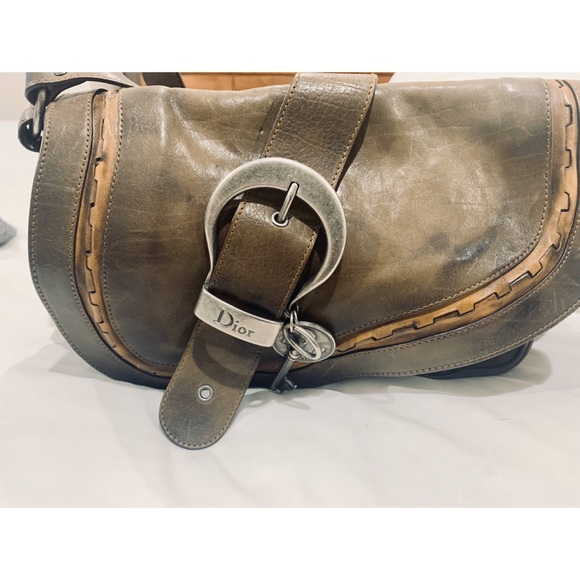 Dior Bags Vintage Dior Iconic Olive Green Saddle Bag Poshmark